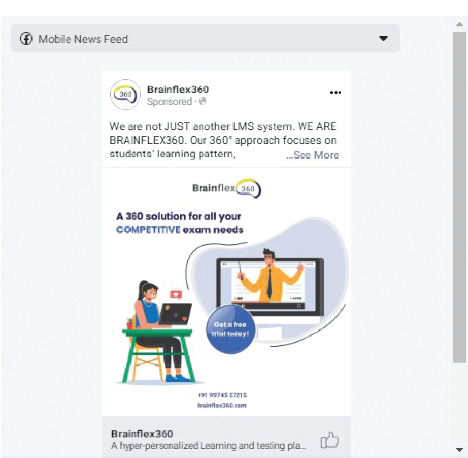 Brainflex_Facebook_followers’_campaign