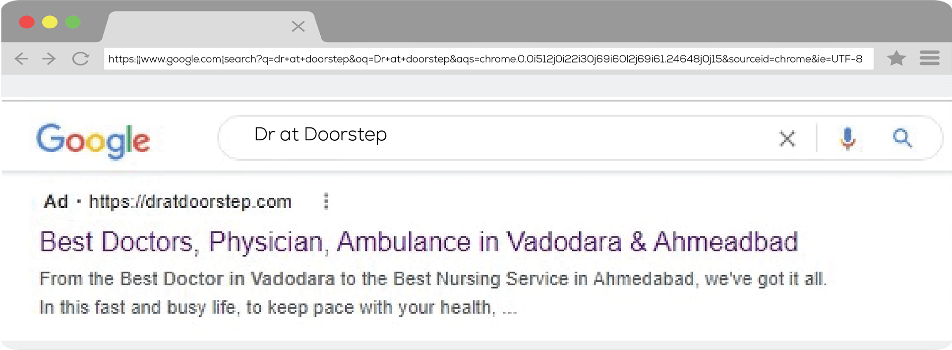 Dr_Door Step_Google_search_campaigns