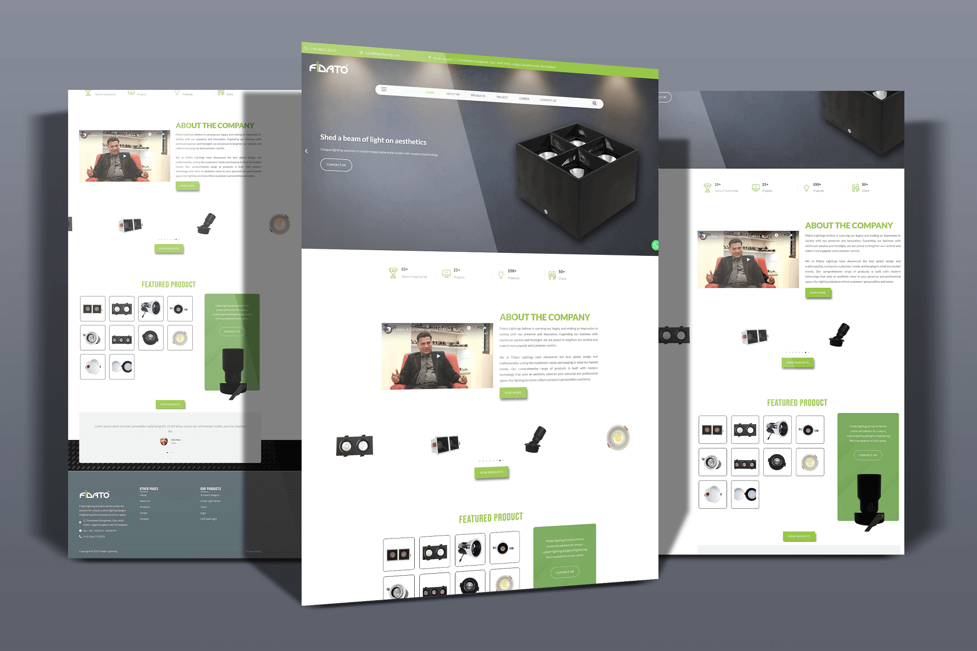 Fidato Website Mokup